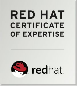 red hat certificate of expertise